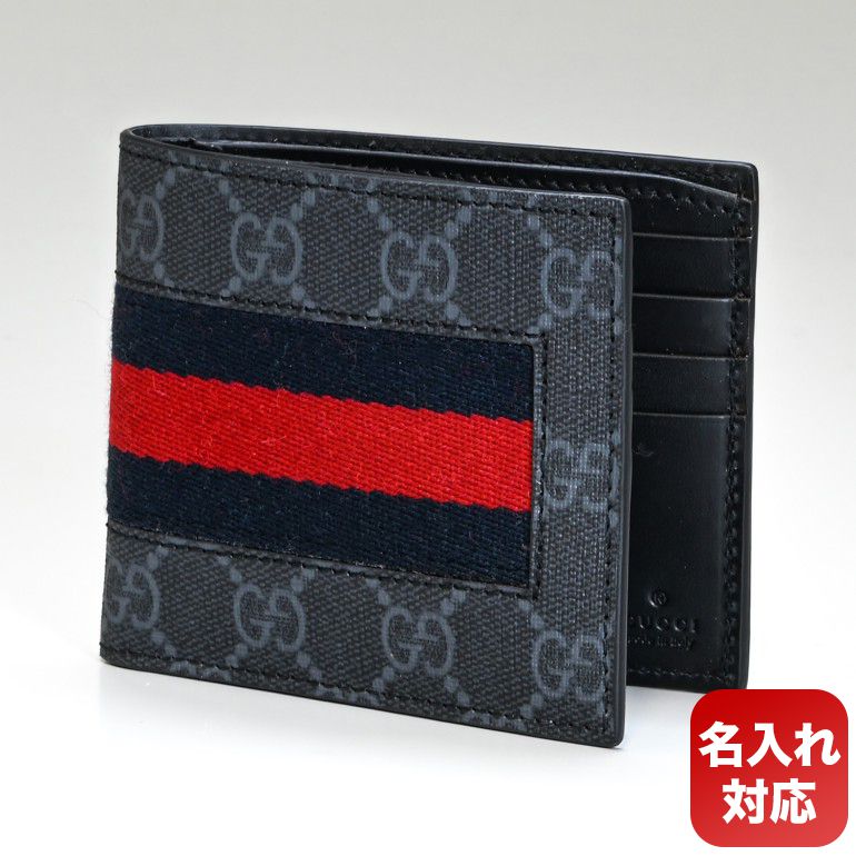 【楽天市場】【名入れ可有料】グッチ GUCCI 二つ折り財布 メンズ 