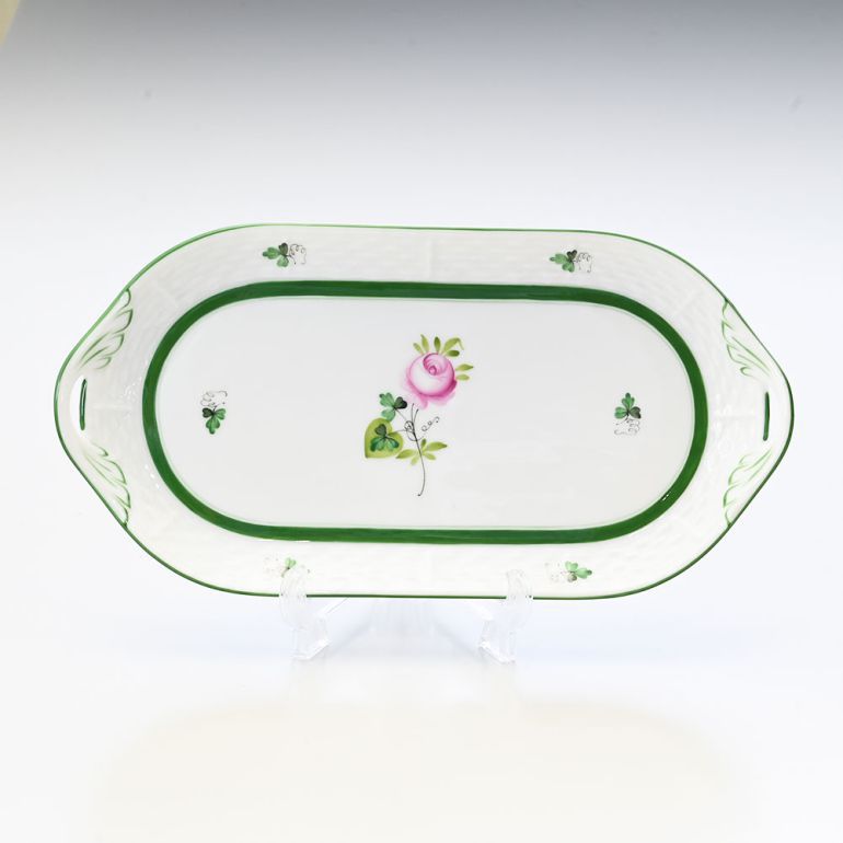 ヘレンド サービストレイ ウィーンのバラ プレート 洋食器 23cm 437000 VRH 【00437000-VRH】｜ 食器 キッチン 陶器 食卓｜Alevel（エイレベル）