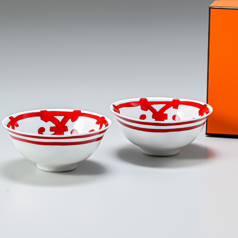 21日-24日エントリー最大20倍★エルメス HERMES ガダルキヴィール レッド 011083P2 170ml スープボウル ペア 【スペシャルラッピング660円(別売り)】｜ 食器 高級｜Alevel（エイレベル） 30,739円