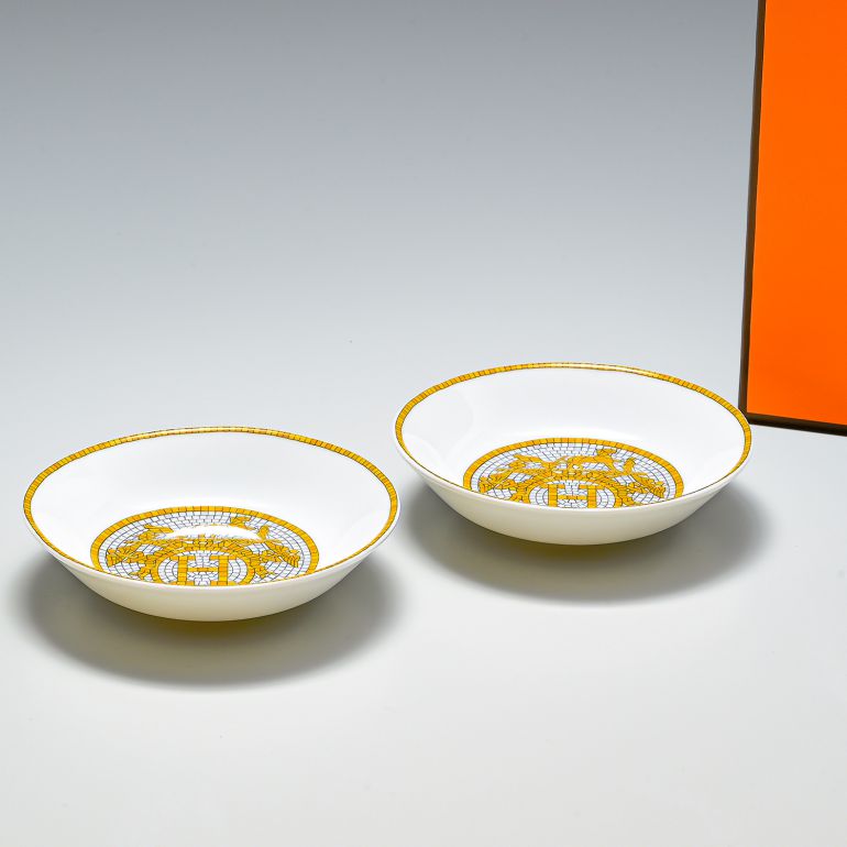 楽天市場】エルメス HERMES ブルーダイユール 030014P2 24cm パスタ