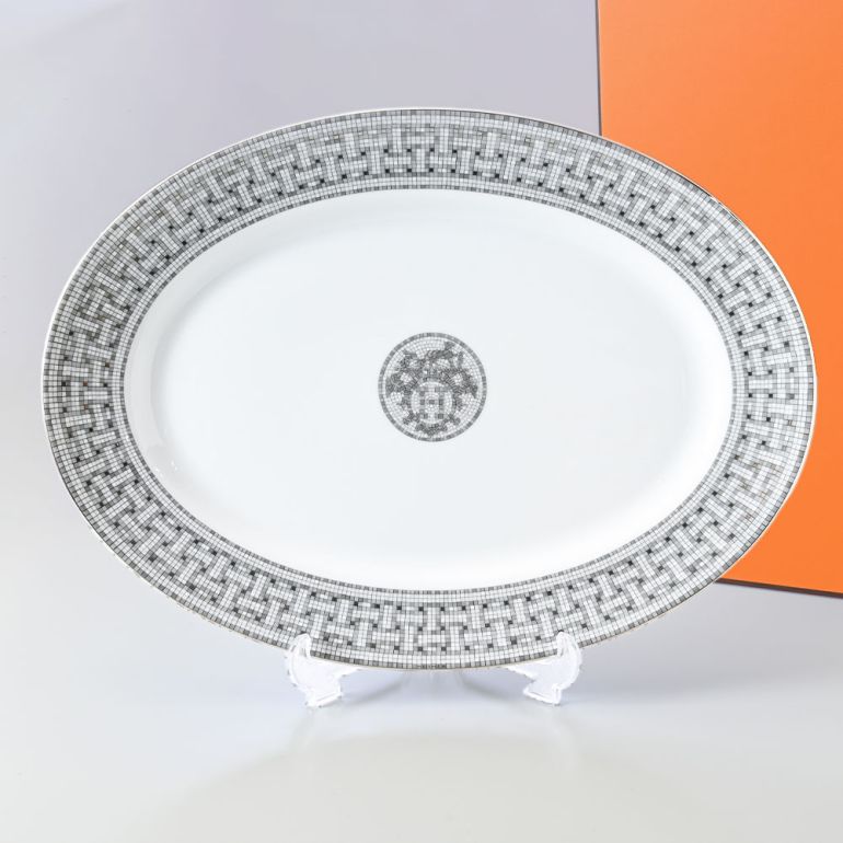 HERMES - ■新品■未使用■ HERMES エルメス モザイク ヴァンキャトル クーペル プレート 小皿 食器 テーブルウェア ホワイト系 BJ7171 楽天市場】エントリー10倍！6日-10日12時☆ エルメス HERMES