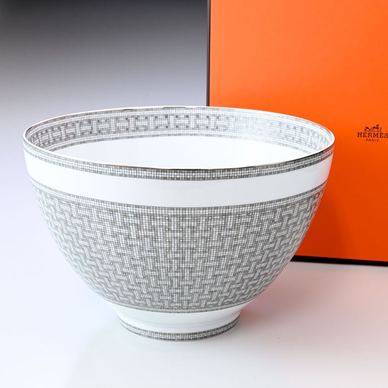 エルメス  モザイクプラチナ  スプーン（レンゲ） ２個 楽天市場】エルメス HERMES スープスプーン モザイク ヴァン