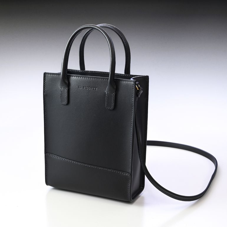 楽天市場】IL BISONTE イルビゾンテ HAND BAG BHA014 PV0039 BK253H