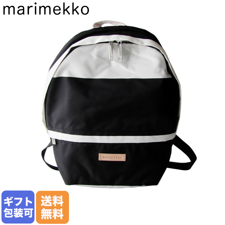 【楽天市場】マリメッコ Marimekko リュック バックパック デイバッグ MINI Galleria ミニギャレリア ホワイト×ブラック