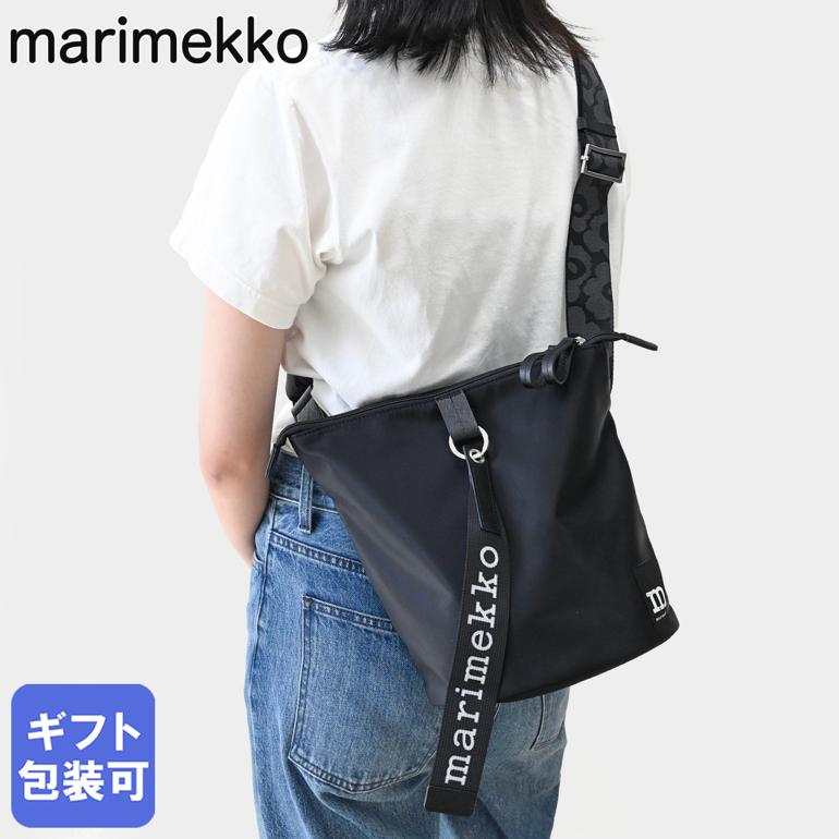 マリメッコ marimekko ショルダーバッグ クロスボディ キャリー オール ソリッド レディース ブラック 91923 091923 009 北欧雑貨 北欧デザイン｜Alevel（エイレベル）