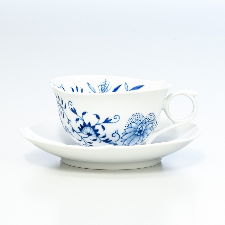 【マイセン／ホワイティング】スープカップ＆ソーサー １客＋純銀製スプーン １本 マイセン／ホワイティング】スープカップ＆ソーサー 1客＋純銀