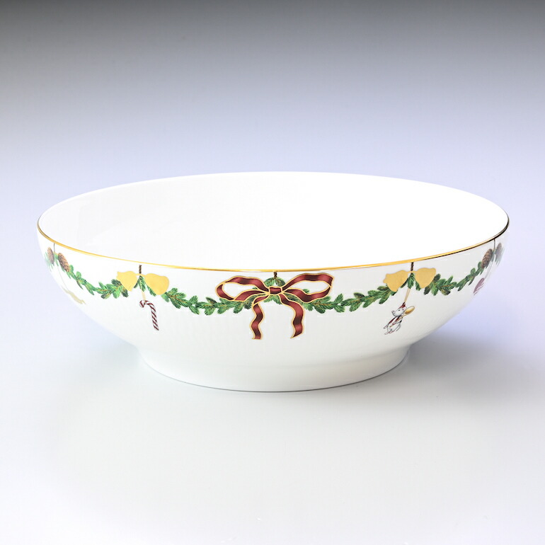 ロイヤルコペンハーゲン　サラダボール　未使用保管品 ロイヤルコペンハーゲン ハーフレースサラダボール