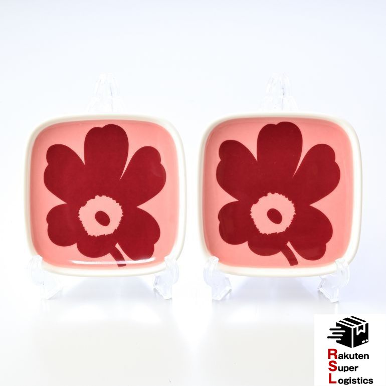 楽天市場】【名入れ可有料】 マリメッコ marimekko プレート スクエア