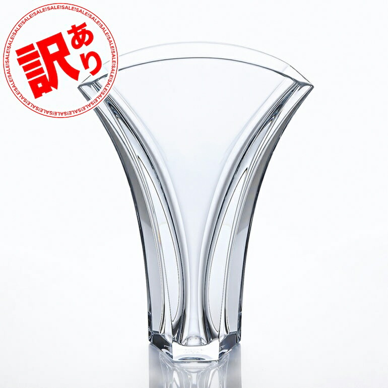 楽天市場】【名入れ可有料】バカラ Baccarat ベース 花瓶 ウェーブ S
