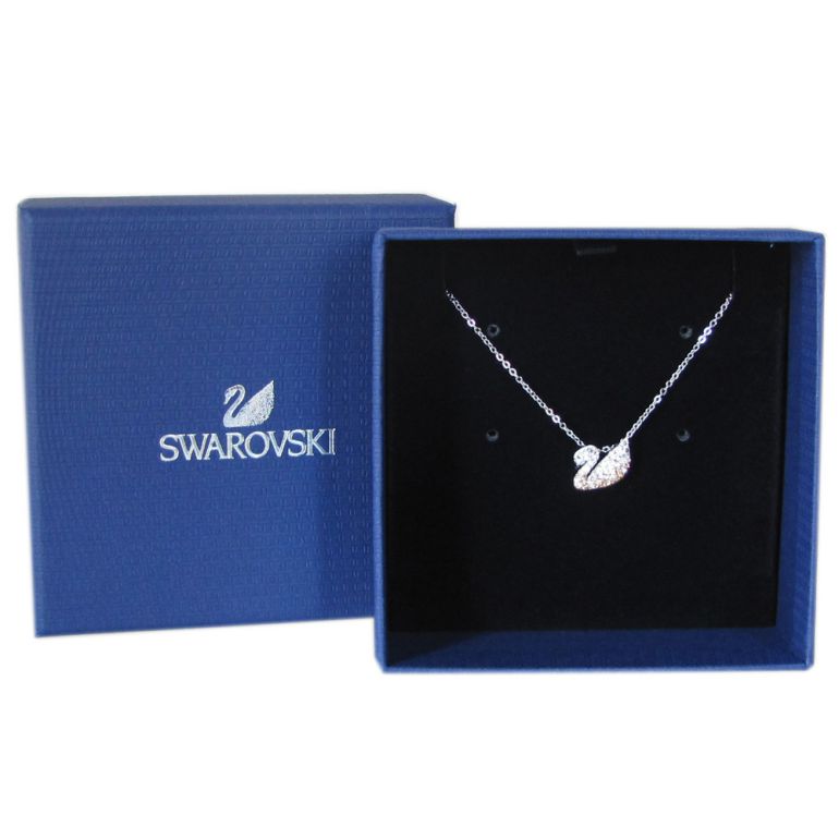 【楽天市場】スワロフスキー SWAROVSKI ネックレス Iconic Swan アイコニックスワン ピンクゴールド グラデーション