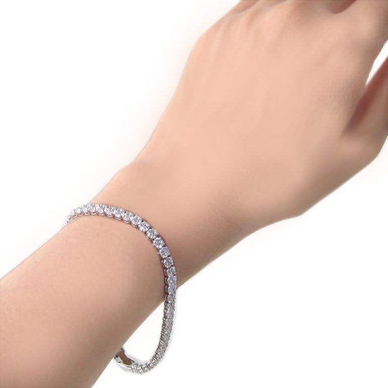 楽天市場 スワロフスキー ブレスレット レディース テニスラウンドデラックス Tennis Round Deluxe Alevel エイレベル