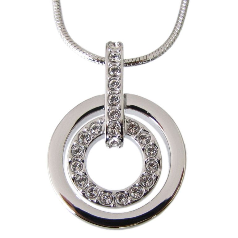 alevel: Swarovski necklaces Circle Circle Pendant silver SWAROVSKI ...