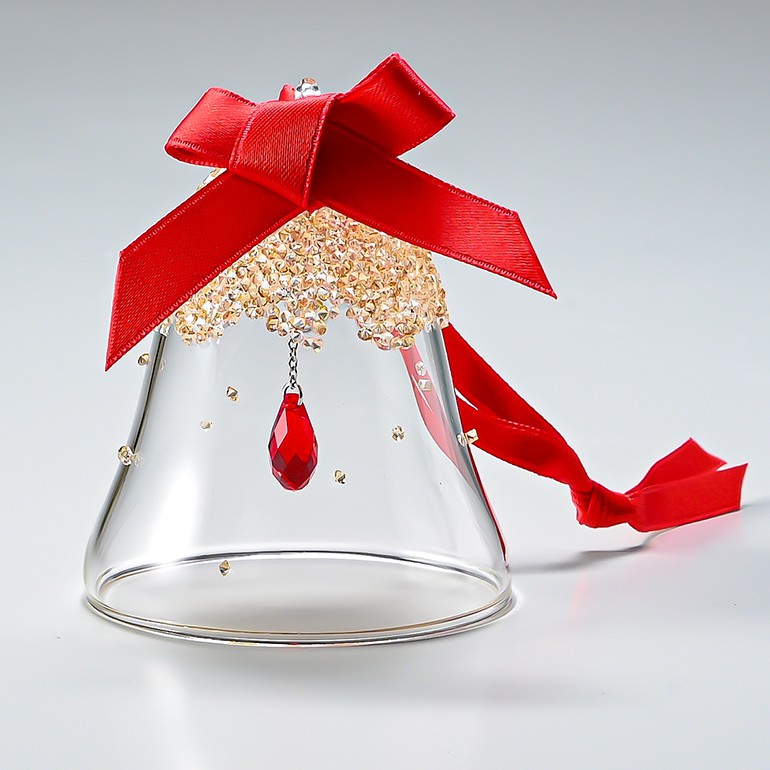 楽天市場 スワロフスキー クリスマス オーナメント クリスマスベル S Golden Shadow オブジェ 飾り インテリア Alevel エイレベル