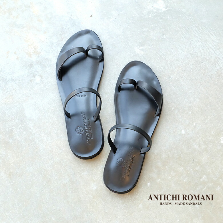 楽天市場 Sale Antichi Romani アンティキ ロマーニ サンダル レディース トング ローヒール ぺたんこ フラット ブラック 本革 レザーサンダル モード Antichi059 インポートシューズ インポート靴のalexis アレクシス
