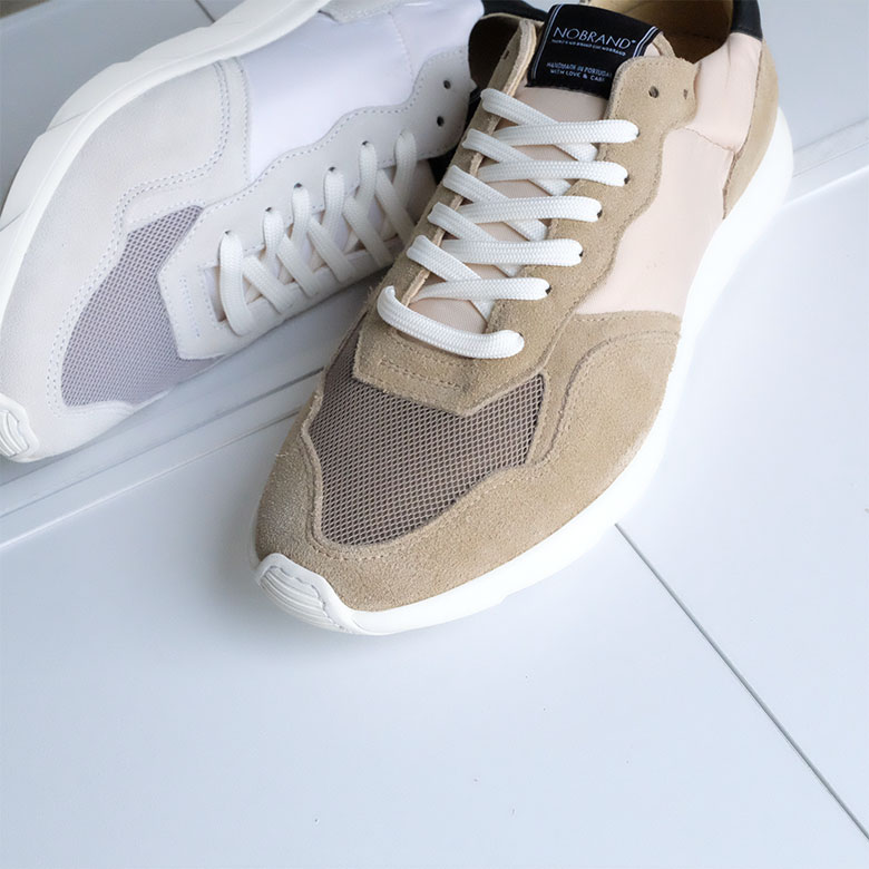 楽天市場 Sale Nobrand ノーブランド メンズ レザー スニーカー 即納 本革 白 本物志向 差別化おしゃれ 一押しクーポン Nobrand インポート靴のalexis アレクシス