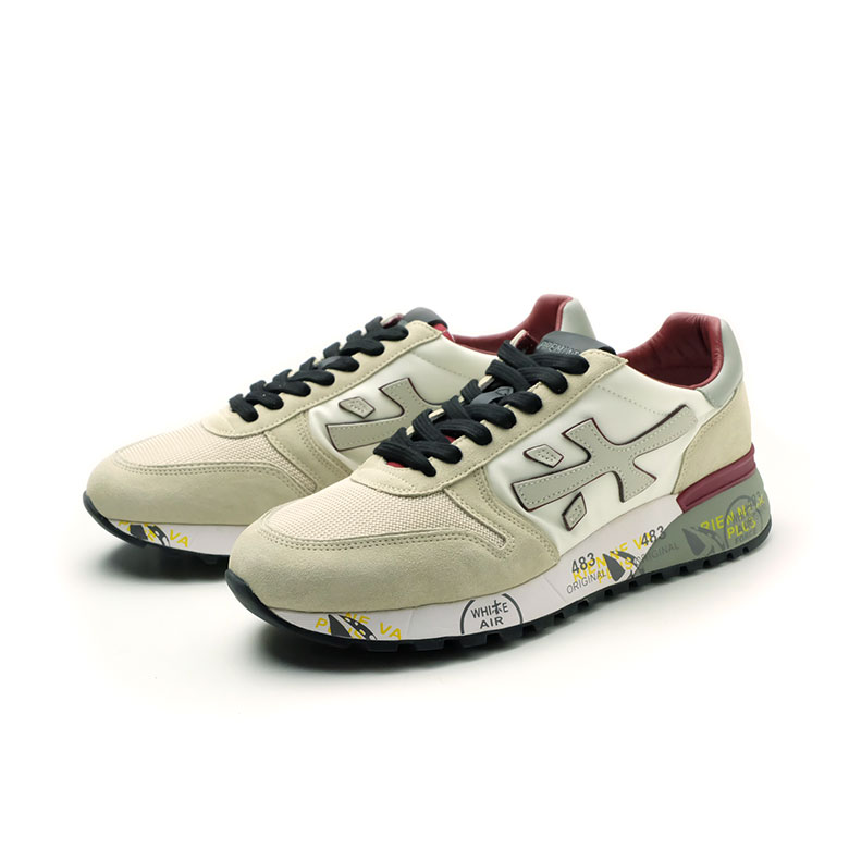 楽天市場 aw Premiata White プレミアータホワイト プレミアータ スニーカー メンズ 大人スニーカー イタリアスニーカー 本革 レザースニーカー Pre Mick4955 インポートシューズ インポート靴のalexis アレクシス