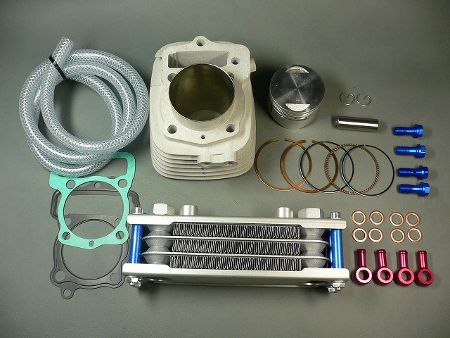エイプape100用115ccボアアップ/OILクーラーSET