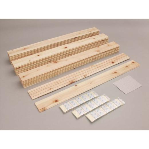 簡単 リフォーム 木かべ 6cmx60cm 30枚 壁材 簡単リフォーム ヒノキ材 国産 ひのき 材料 DIY|アルファ・ヴィータonlineshop