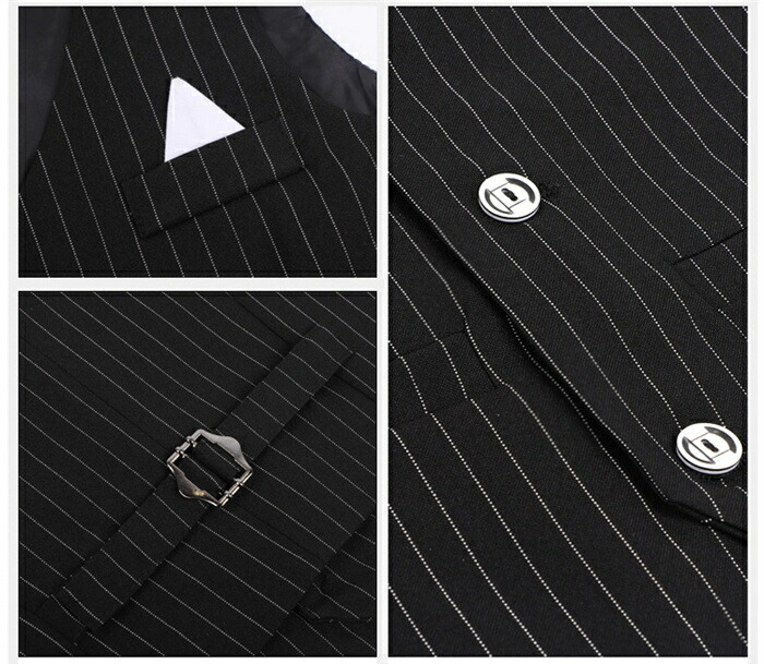 市場 ストライプスーツ 子供スーツ ベスト ストライプ 男の子 ズボン ベルト 5点セット フォマール 蝶ネクタイ シャツ