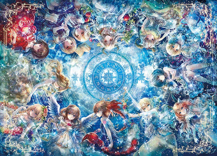 楽天市場】ジグソーパズル 12星座物語(おにねこ) 1000ピース EPO-12