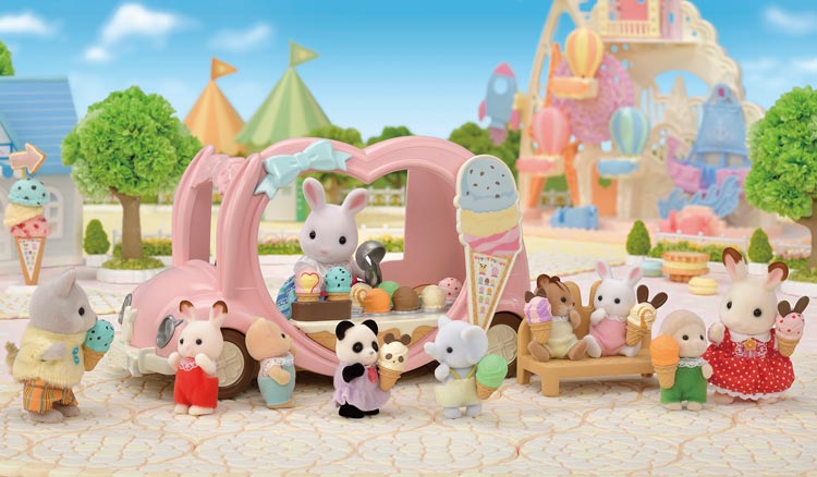 75％以上節約 シルバニアファミリー ハッピーアイスクリームワゴン ミ-89 CP-KS 誕生日 プレゼント 子供 女の子 3歳 4歳 5歳 6歳  ギフト お人形 シルバニア あす楽対応