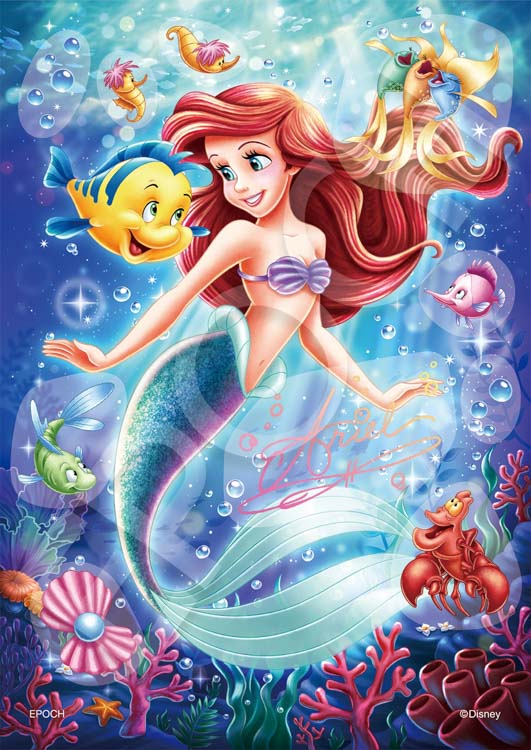 ディズニー 公式セリグラフセル リトル マーメイド 限定版