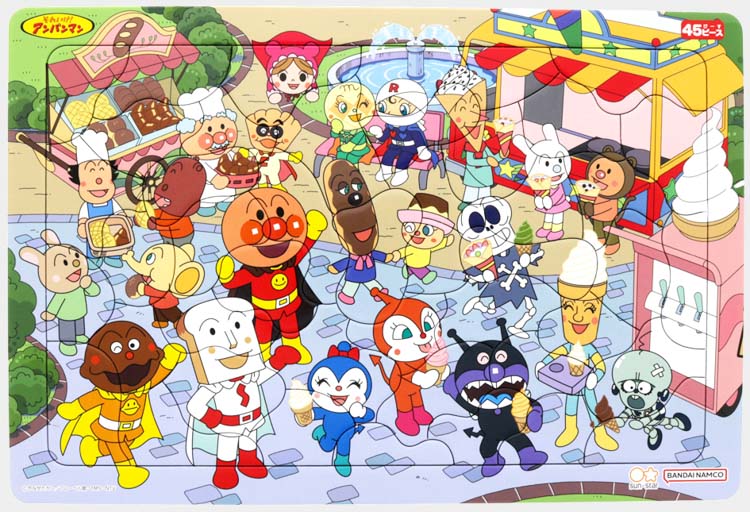 楽天市場】ジグソーパズル キャンプ＆バーベキュー(アンパンマン