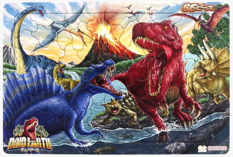 楽天市場】ジグソーパズル 大恐竜ワールド(服部雅人) 150ピース BEV