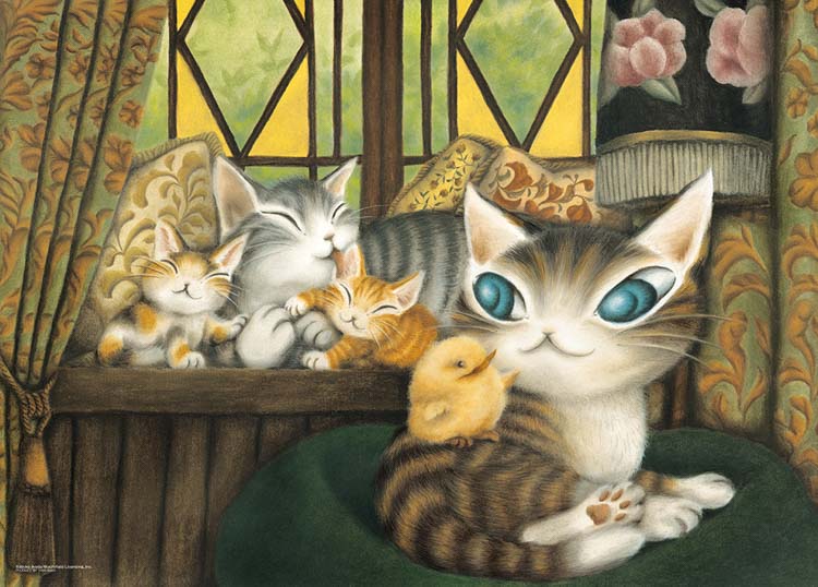 ダヤンとわちふぃーるど物語　1000P ジグソーパズル コンパクトピースパズル ダヤンとわちふぃーるどの世界