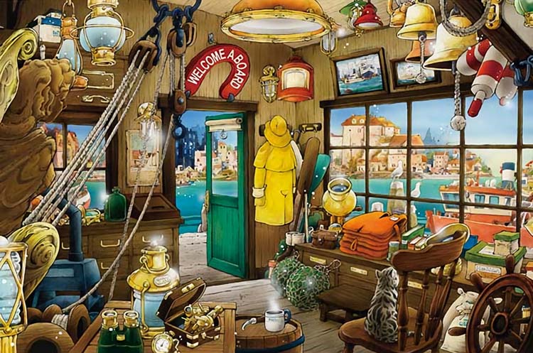 ジグソーパズル　1000ピース　カートゥーン　Cartoon　絵本作家　山本真嗣 ジグソーパズル 1000ピース カートゥーン Cartoon 絵本作家 山本真嗣