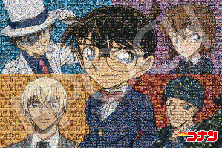 名探偵コナン ジグゾーパズル 怪盗キッド モザイクアート　1000ピース ジグソーパズル 1000ピース 名探偵コナン 怪盗キッド モザイク