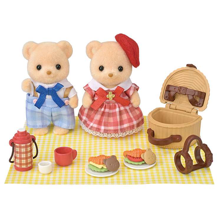 シルバニアファミリー - シルバニアファミリー アニバーサリーセット ショコラウサギ ビスケットクマ 新品 NEW ARRIVAL】ショコラウサギファミリー アニバーサリーセット
