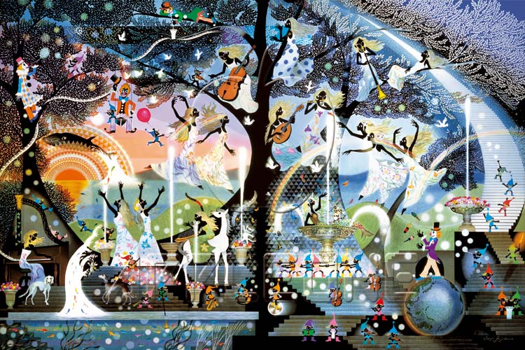 藤城清治 光と影のファンタジア 「星空の木馬の夢」ジグソーパズル