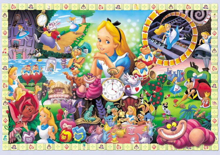 楽天市場 ジグソーパズル Ten D108 966 ディズニー アリスの世界 不思議の国のアリス 108ピース 森のおもちゃ屋さん