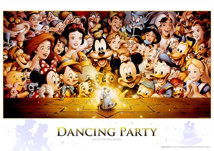 楽天市場 ジグソーパズル Ten D300 284 ディズニー Dancing Party オールキャラクター 300ピース Cp D 森のおもちゃ屋さん