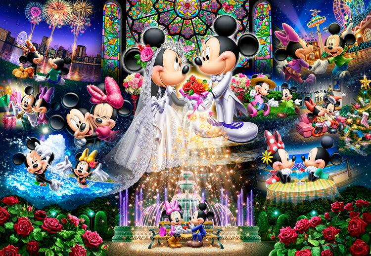 楽天市場】ジグソーパズル Mickey and Minnie Halloween Fun