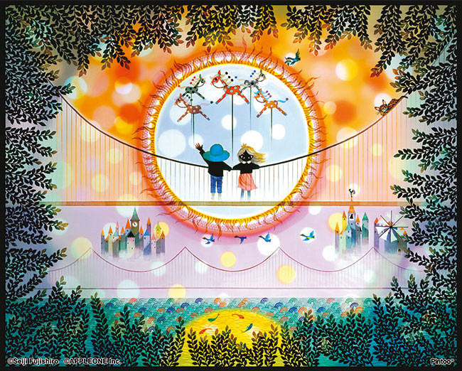 楽天市場】ジグソーパズル ジャンピングラビット(藤城清治) 300ピース