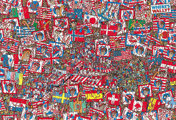 楽天市場】ジグソーパズル 1000ピース Where's Wally？ 休日の
