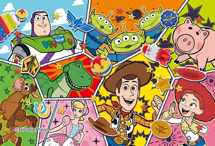 楽天市場 ジグソーパズル Yam 99 441 ディズニー キャラクター大集合 トイストーリー 99ピース 森のおもちゃ屋さん