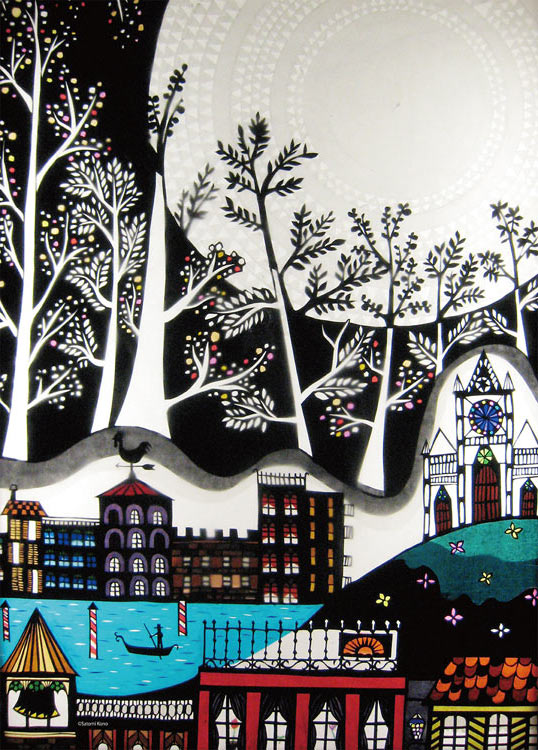 楽天市場 あす楽 ジグソーパズル Epo 79 170s イラスト 白い木の街 500ピース パズル Puzzle ギフト 誕生日 プレゼント 誕生日プレゼント 森のおもちゃ屋さん