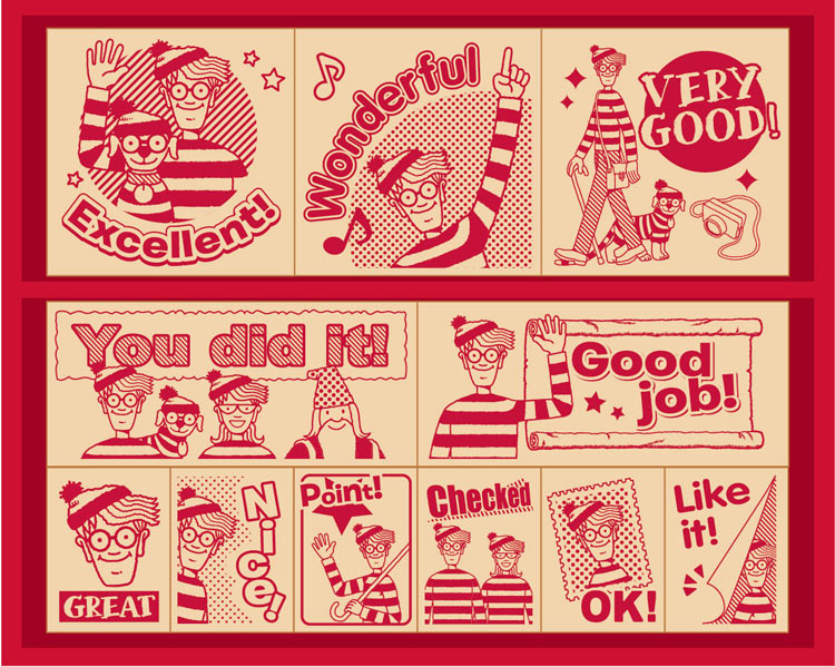 楽天市場 雑貨 Bev Sdh 1 スタンプ ウォーリーをさがせ 英語の木製ごほうびスタンプ 文具 スタンプ ギフト 誕生日 プレゼント 森のおもちゃ屋さん