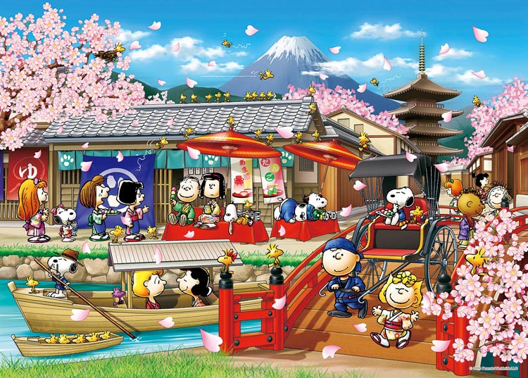 楽天市場】ジグソーパズル スヌーピー イン ジャパン(スヌーピー
