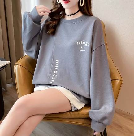 楽天市場】トップス トレーナー スウェット 長袖 ラウンドネック