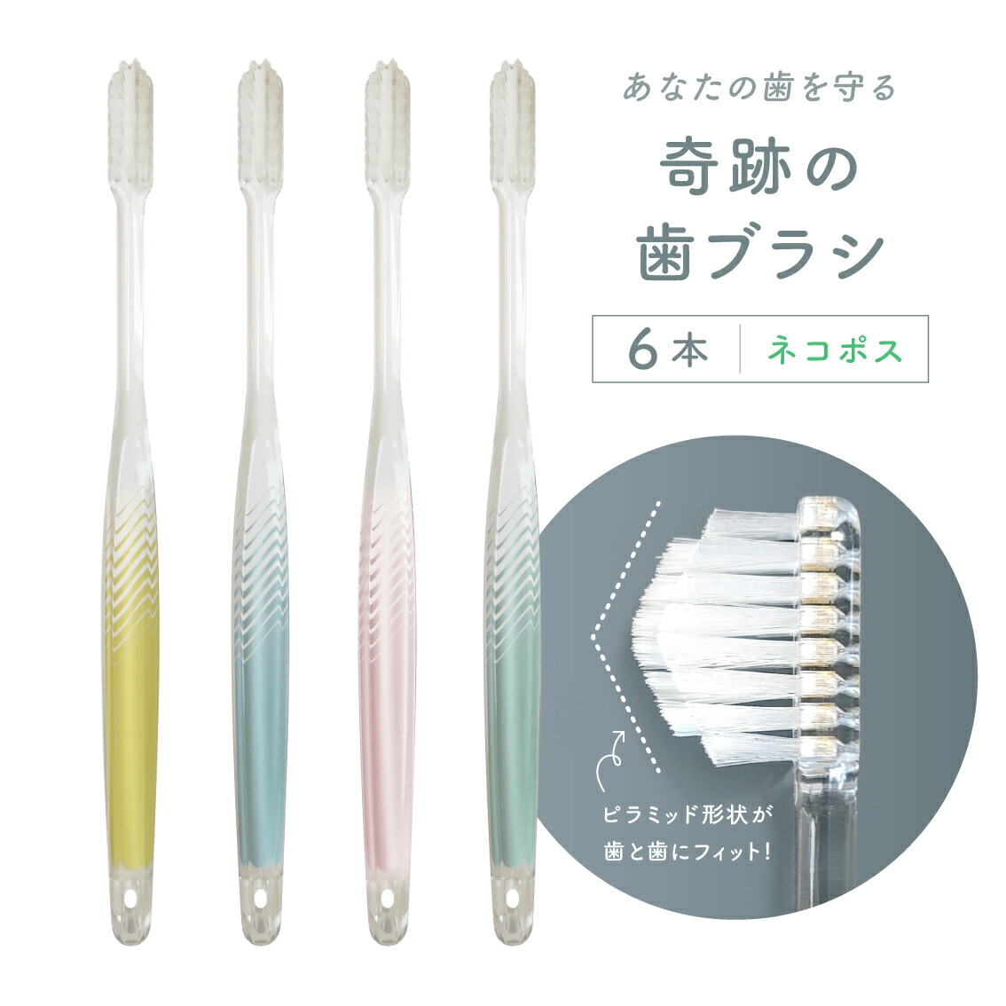 楽天市場】＼30日〜1日はお得なP2倍!!／ 奇跡の歯ブラシSP 3色6