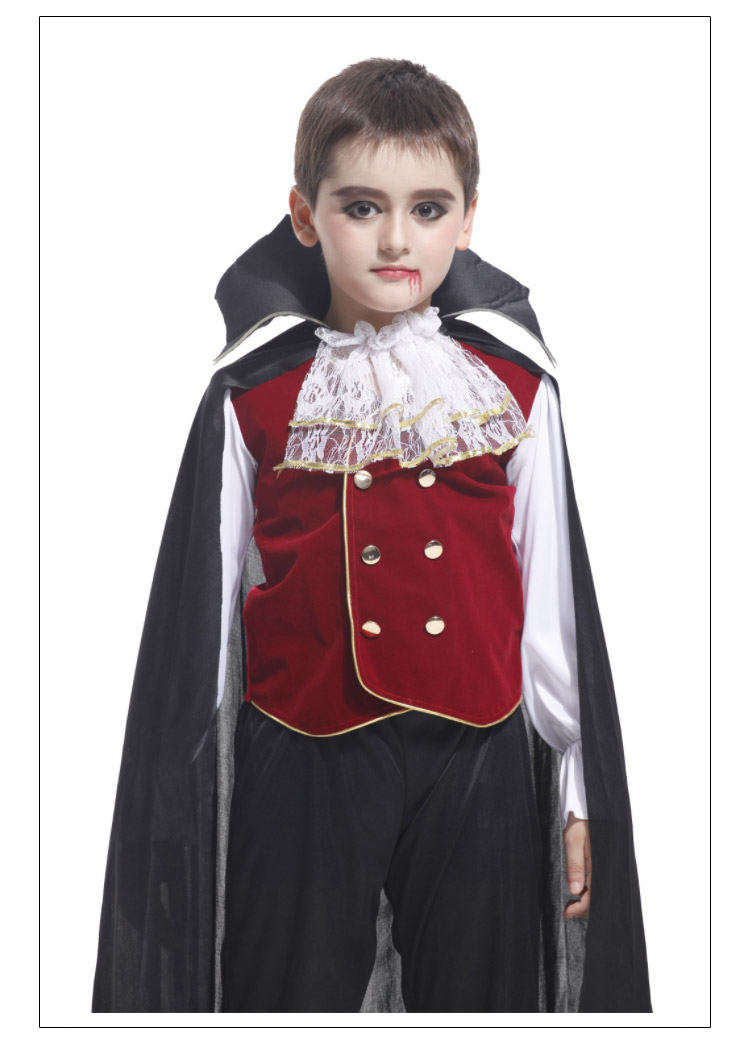 楽天市場 あす楽 ハロウィン コスプレ 子供 衣装 仮装 オシャレ コスチューム 男の子 吸血鬼 キッズ クイーン コスプレ衣装 デビル かわいい ホワイト セット 上着 ズボン マント 送料無料 110 1 130 140 モードアリス