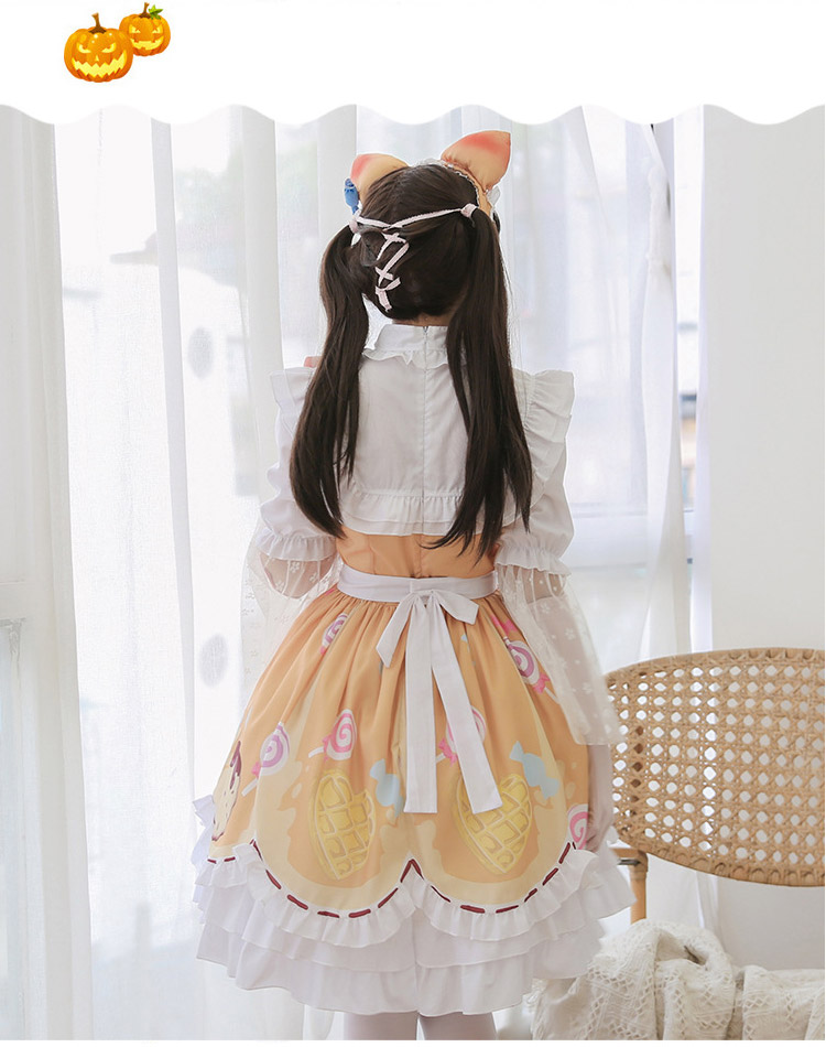 楽天市場 送料無料 メイド服 可愛い イエロー ハロウィン コスプレ キャンディー メイド 猫耳 衣装 フルセット 仮装 衣装 コスチューム こすぷれ コス おすすめ 男ウケ セクシー 大人 レディース ハロウィンコスプレ コスプレ メイド カチューシャ セクシー モードアリス