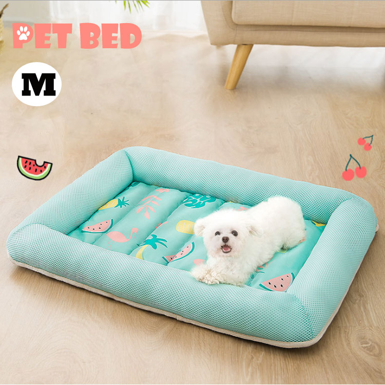 804円 新発売の 送料無料 ペット用品 ペットグッズ ベッド 涼しい 四季兼用 Mサイズ 55 40cm ひんやり 快適 かわいい 防水 通気性抜群 ネコ 耐久性 7 5kg以内 犬用 猫用 小型犬 おしゃれ グッズ 可愛い 部屋 夏