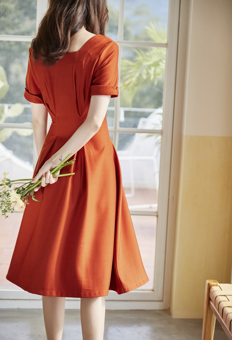 ワンピース 両面着れる 2way Vネック スクエアネック エレガント 膝丈 揺れ感 大人かわいい リバーシブル 半袖 着 せ 夏 涼しい 薄手 通勤 おしゃれ 送料無料 大きいサイズ ゆったり 体型カバー きれいめ 上品 代 30代 Butlerchimneys Com