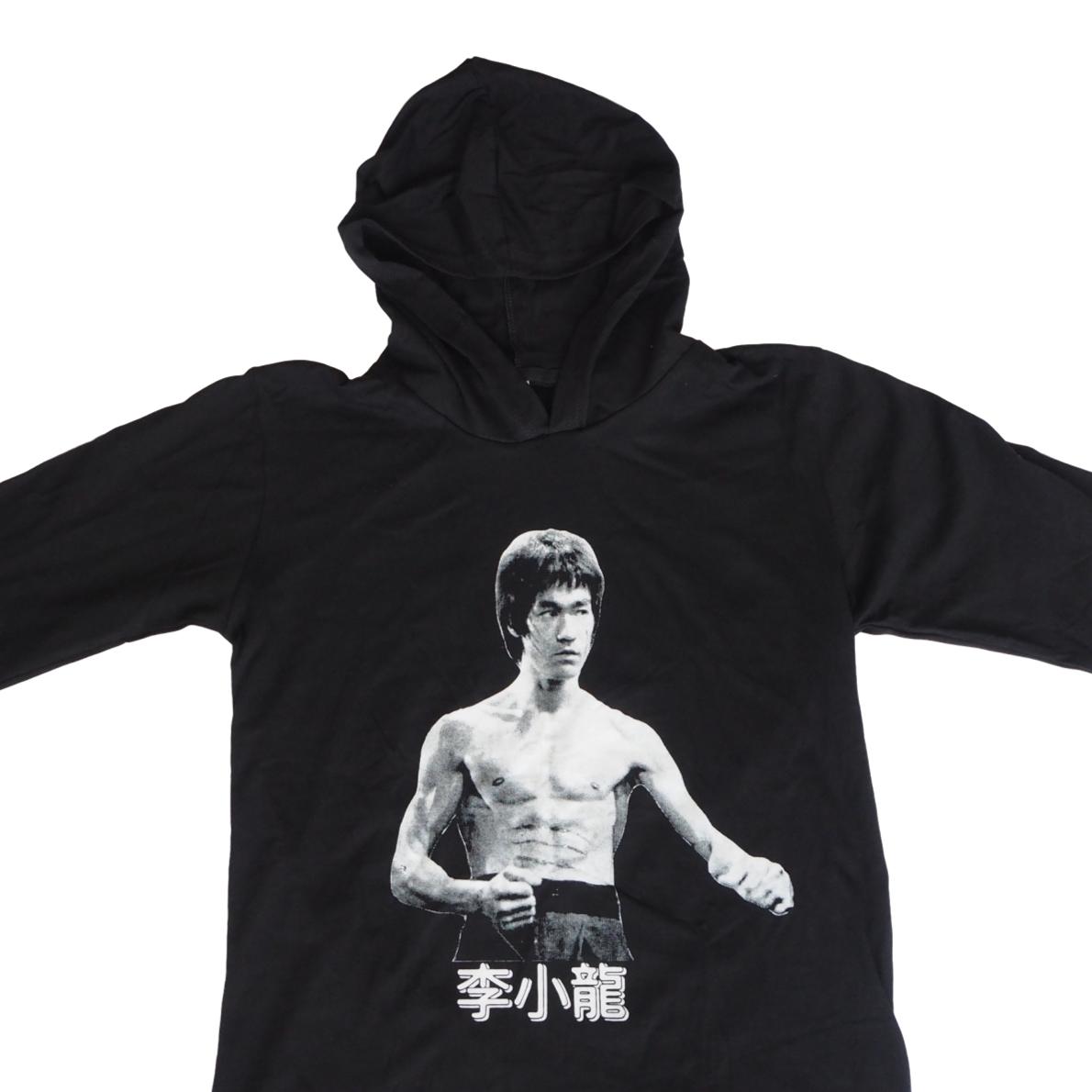 楽天市場 送料無料 ブルース リー 李小龍 李振藩 Bruce Lee フード付き ロンｔ ロングｔシャツ パーカー インナー バンドｔシャツ メンズ 長袖 冬物 ブルースリー Alice Alice 楽天市場店