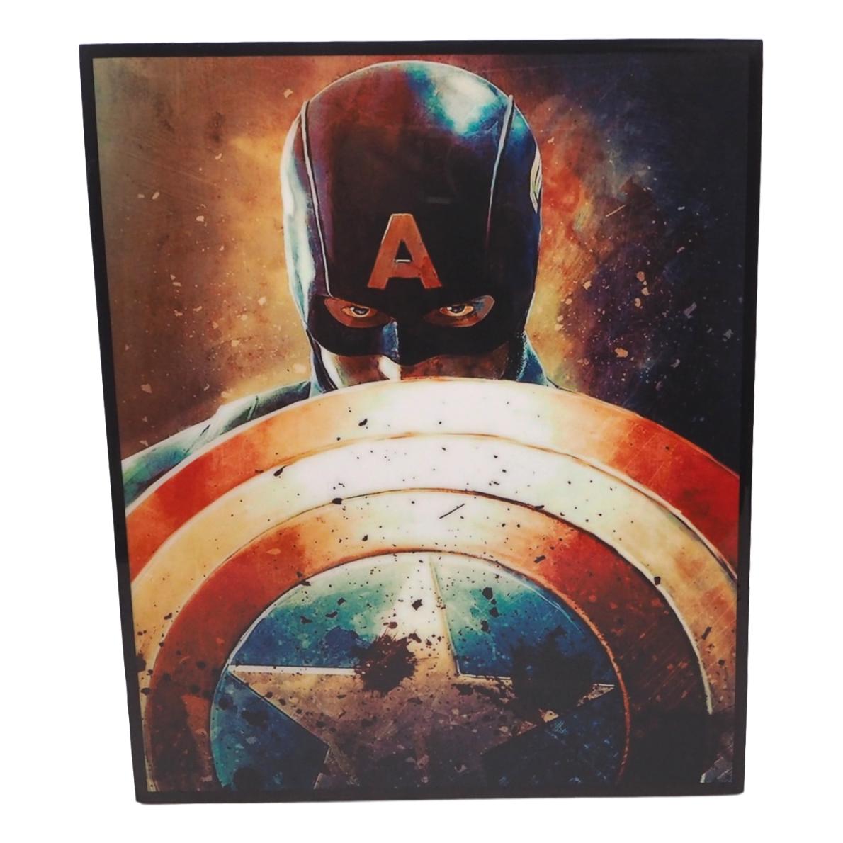 楽天市場 送料無料 キャプテン アメリカ Captain America アイアンマン Iron Man アートパネル 壁掛け 据え置き フック付き アーティスト Popパネル インテリア アートフレーム ポスター クール 面白い かっこいい アート 雑貨 カフェ リビング 額縁 オシャレ